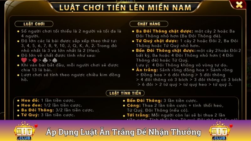 Áp dụng quy luật ăn trắng để nhận được tiền thưởng đầy giá trị