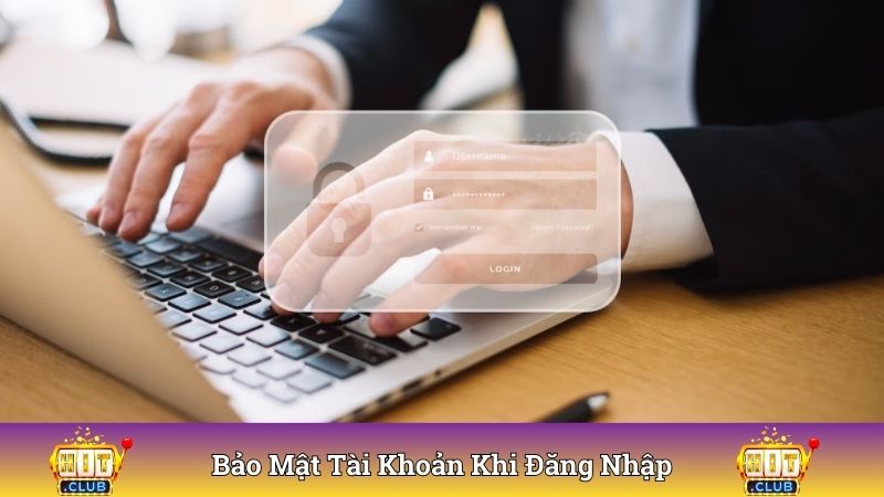 Bảo mật tài khoản là vấn đề cần quan tâm khi đăng nhập