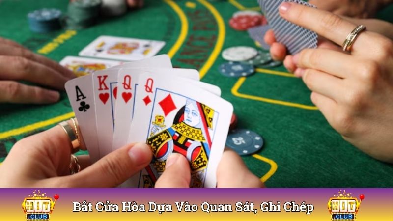 Cách bắt cửa hòa dựa vào quan sát, ghi chép 