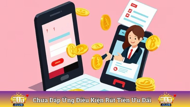 Tham gia khuyến mãi nhưng chưa đáp ứng đủ điều kiện rút tiền 