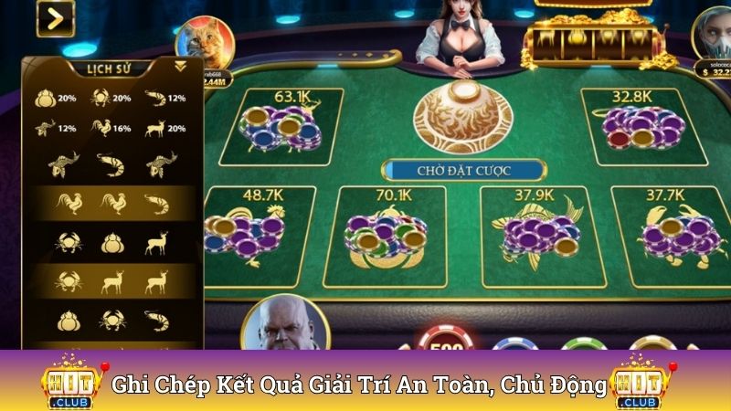 Ghi chép kết quả giải trí an toàn, chủ động