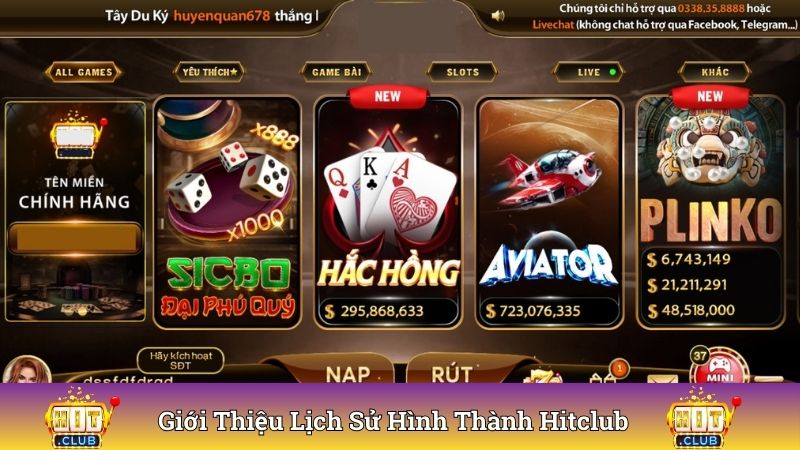 Giới thiệu lịch sử hình thành cổng game Hitclub uy tín