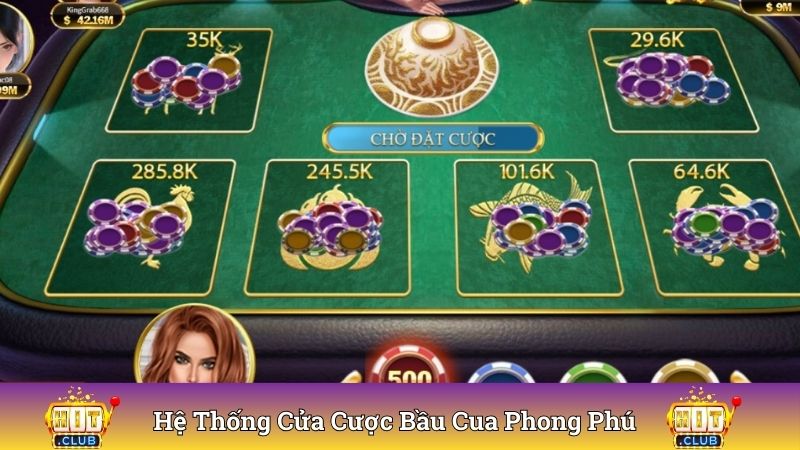 Bet thủ có quyền lựa chọn hệ thống cửa cược phong phú