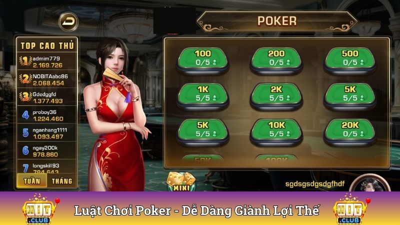 Luật Chơi Poker