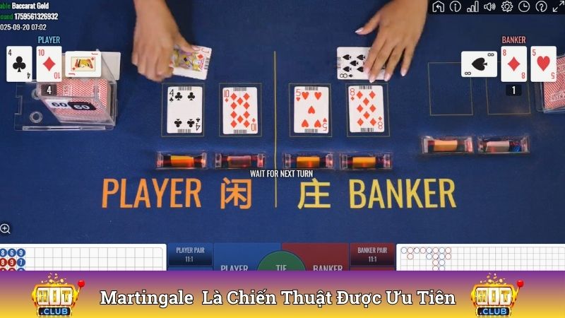 Martingale luôn là chiến thuật được ưu tiên
